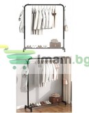 Щендер стойка за закачалка за дрехи и обувки стомана